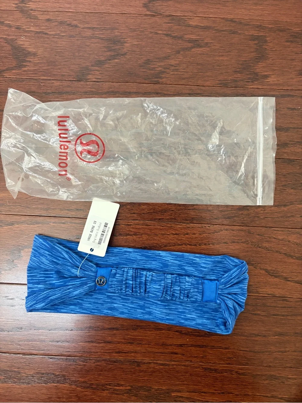 NWT Lululemon bang buster Blue headband NEW